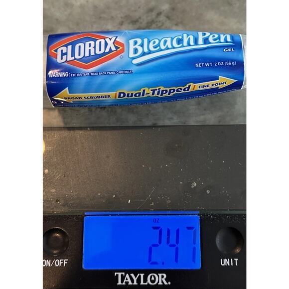 Clorox Bleach Pen Zero Splash Dual Tipped 2 Oz Discontinued Opened 90% FULL est. - Picture 2 of 2